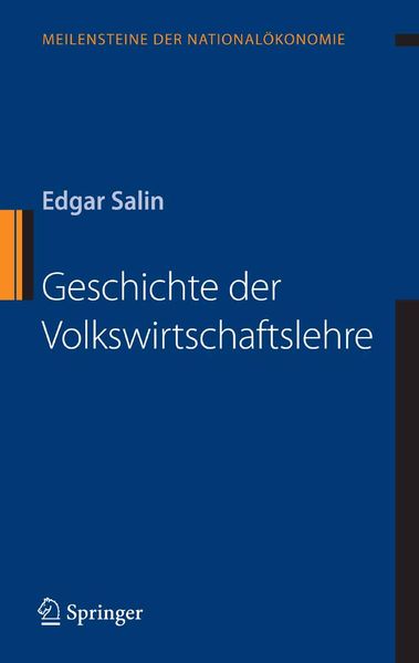Produktbild: Geschichte der Volkswirtschaftslehre