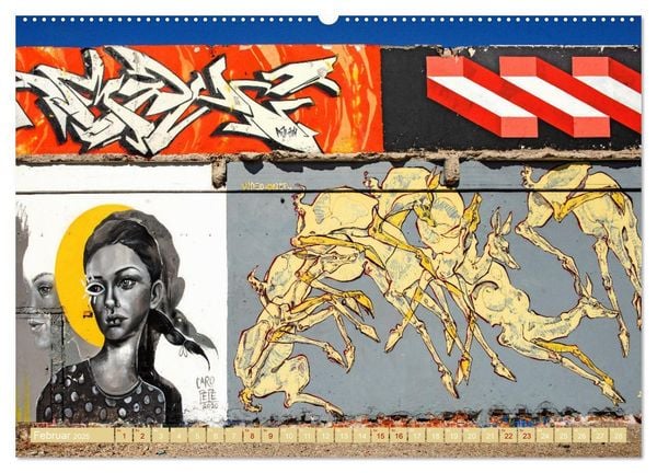 Streetart In M Nchen Hochwertiger Premium Wandkalender 2025 DIN A2 Streetart In Muenchen Hochwertiger Premium Wandkalender 2025 Din A2 Quer Kunstdruck In Hochglanz
