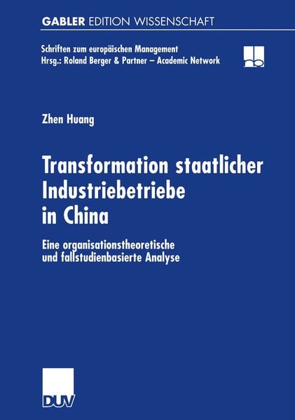 Produktbild: Transformation staatlicher Industriebetriebe in China