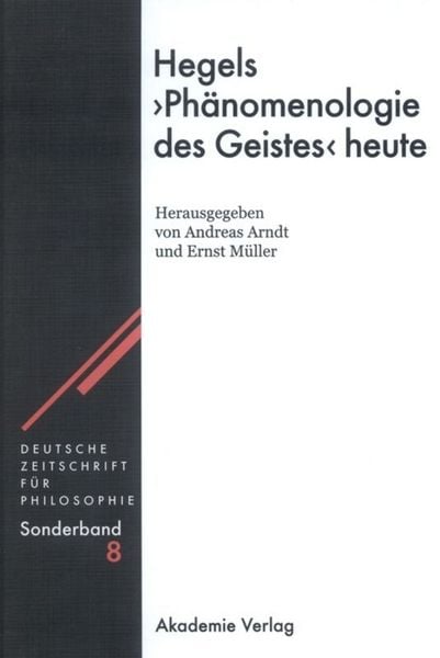 Produktbild: Hegels "Ph&auml;nomenologie des Geistes" heute