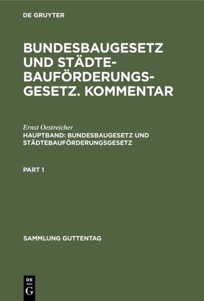 Produktbild: Bundesbaugesetz und St&auml;dtebauf&ouml;rderungsgesetz