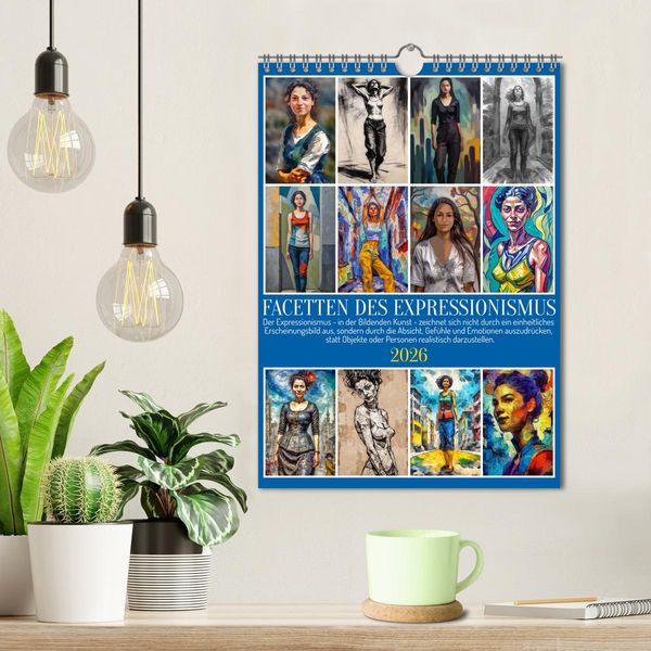 Produktbild: Facetten des Expressionismus (Wandkalender 2026 DIN A4 hoch), CALVENDO Monatskalender