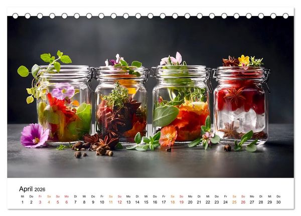 Produktbild: K&uuml;chenkalender Glaswerk (Tischkalender 2026 DIN A5 quer), CALVENDO Monatskalender