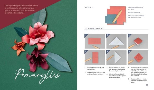 Produktbild: Origami-Winter-Flowers &ndash; Wundersch&ouml;ne Bl&uuml;ten & Sterne zum Dekorieren & Verschenken