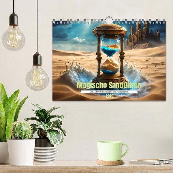 Produktbild: Magische Sanduhren (Wandkalender 2026 DIN A4 quer), CALVENDO Monatskalender