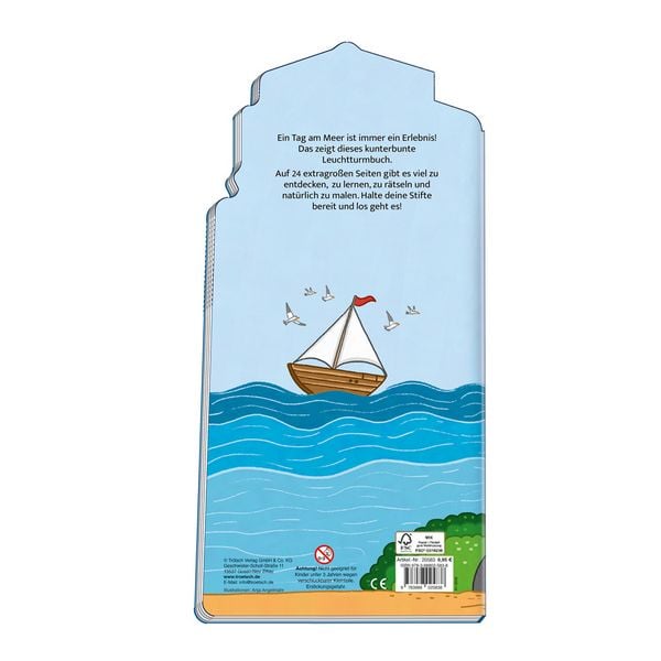 Produktbild: TR&Ouml;TSCH - Malbuch Mein kunterbuntes Spiel- und Malbuch Am Meer