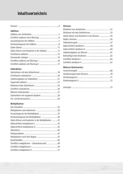 Produktbild: Grundrechenarten wiederholen in der Sekundarstufe I