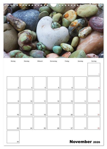 Produktbild: Ein herzliches Jahr (Wandkalender 2026 DIN A3 hoch), CALVENDO Monatskalender