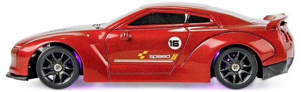 Produktbild: Amewi Drift Sport GTR Rot Brushed 1:43 RC Modellauto Elektro Sportwagen Allradantrieb (4WD) RtR 2,4 GHz