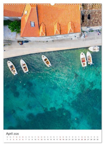 Produktbild: Kroatien - Eine Reise in das wundersch&ouml;ne Land. (Wandkalender 2026 DIN A2 hoch), CALVENDO Monatskalender