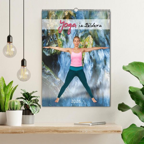 Produktbild: Yoga in Bildern (Wandkalender 2026 DIN A2 hoch), CALVENDO Monatskalender