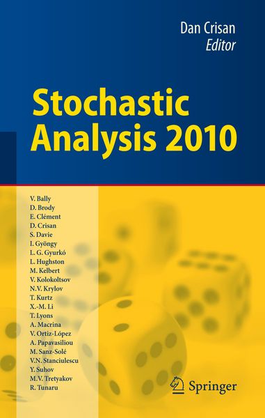 Produktbild: Stochastic Analysis 2010