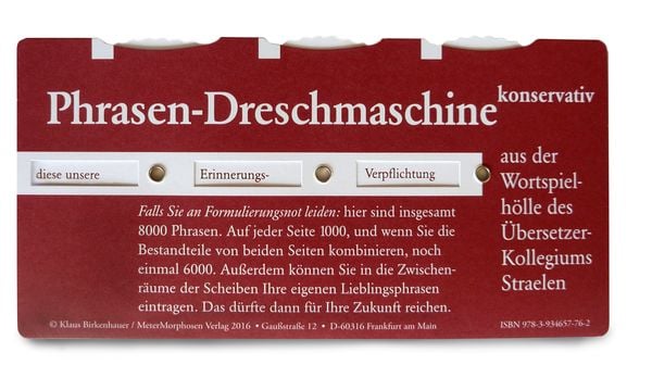 Produktbild: Die Phrasen-Dreschmaschine