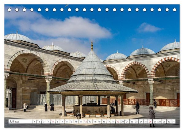 Produktbild: Istanbul - Faszination Moschee (Tischkalender 2026 DIN A5 quer), CALVENDO Monatskalender