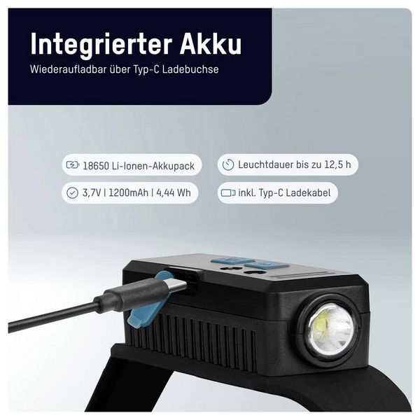 Produktbild: Ansmann Sensor-Stirnlampe HD240RS COB LED Stirnlampe Li-Ionen Akkus 240lm 12.5h 1600-0765