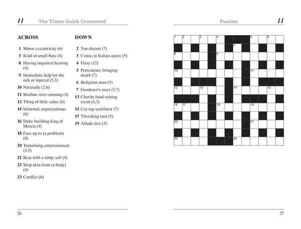 Produktbild: TIMES QUICK XWORD 26 PB