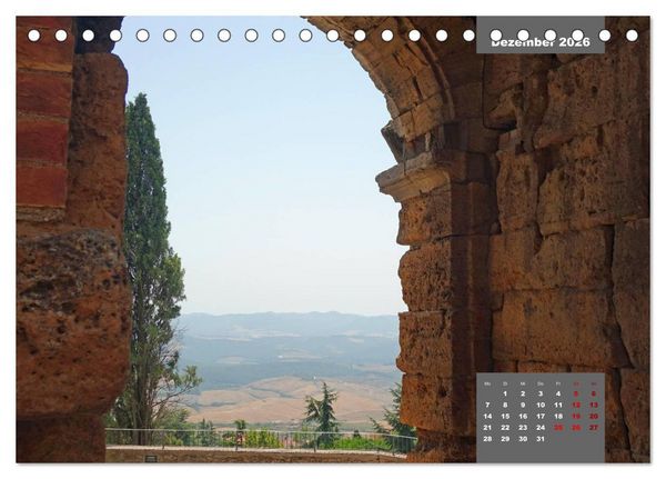 Produktbild: Toskana - eine der sch&ouml;nsten Regionen Italiens (Tischkalender 2026 DIN A5 quer), CALVENDO Monatskalender