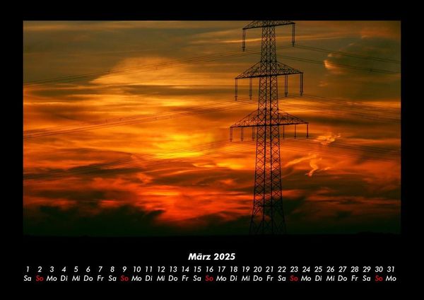 Produktbild: Sonnenuntergang 2025 Fotokalender DIN A3