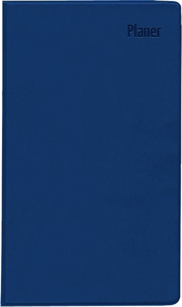 Taschenplaner blau 2025 - Bürokal. 9,5x16 cm - 32 Seiten