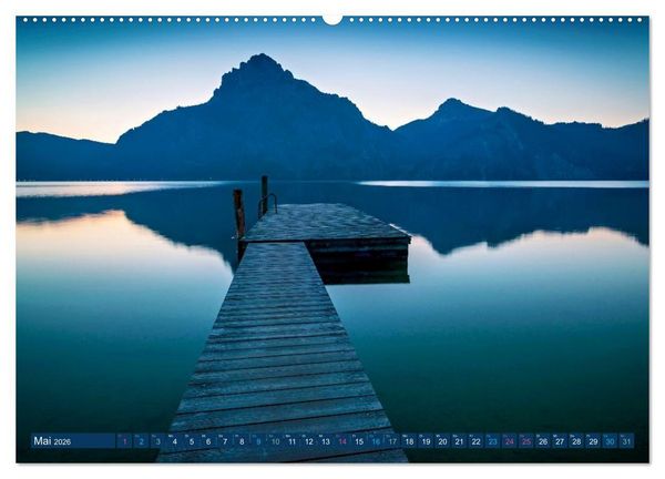 Produktbild: Die Welt in Blau (Wandkalender 2026 DIN A2 quer), CALVENDO Monatskalender