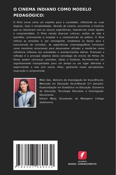 Produktbild: O CINEMA INDIANO COMO MODELO PEDAG&Oacute;GICO: