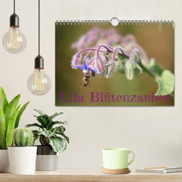 Produktbild: Lila Bl&uuml;tenzauber (Wandkalender 2026 DIN A4 quer), CALVENDO Monatskalender