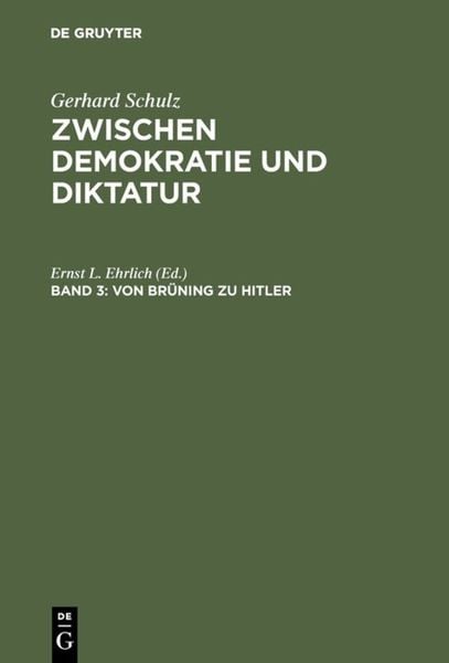 Produktbild: Von Br&uuml;ning zu Hitler
