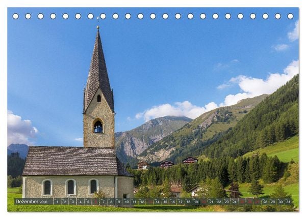 Produktbild: Wundersch&ouml;nes Osttirol (Tischkalender 2026 DIN A5 quer), CALVENDO Monatskalender