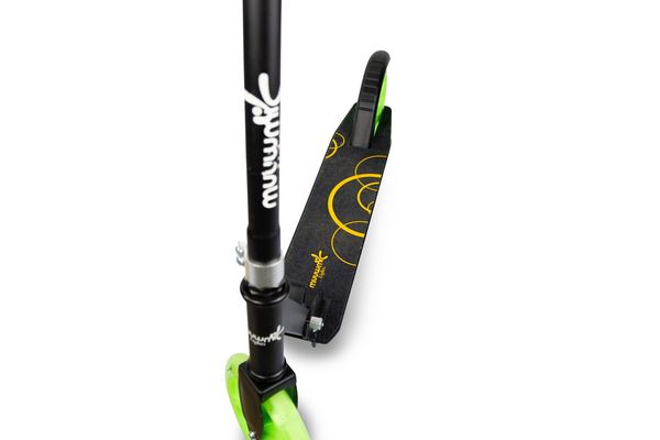 Produktbild: muuwmi Lights Aluminium Scooter GLOW 200 mm, mit Leuchtrollen und Glow-Effekt