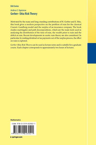 Produktbild: Gerber&ndash;Shiu Risk Theory