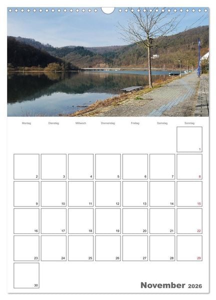 Produktbild: Hessens sch&ouml;nster See - Der Edersee (Wandkalender 2026 DIN A3 hoch), CALVENDO Monatskalender