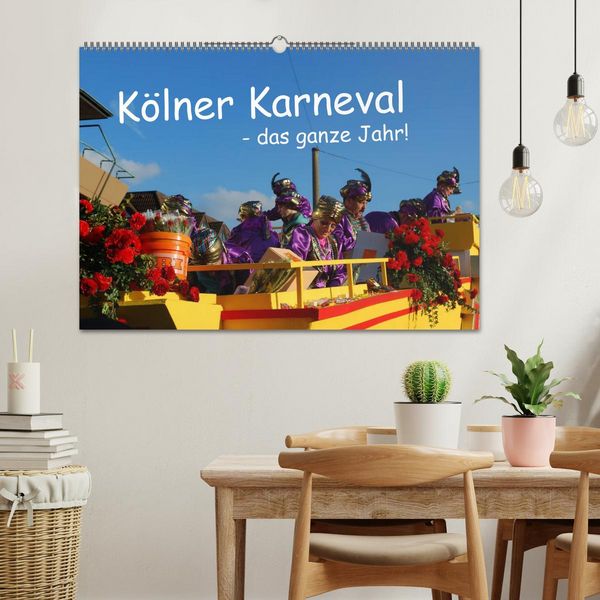 Produktbild: K&ouml;lner Karneval - das ganze Jahr! (Wandkalender 2026 DIN A2 quer), CALVENDO Monatskalender
