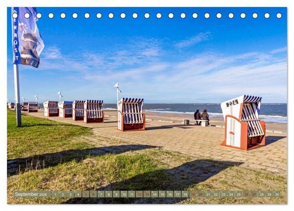 Produktbild: NORDERNEY - Meine Liebe zur Nordseeinsel (Tischkalender 2026 DIN A5 quer), CALVENDO Monatskalender