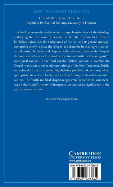 Produktbild: The Theology of the Gospel of Mark