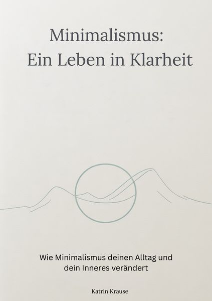 Minimalismus - Ein Leben in Klarheit, Taschenbuch von Katrin Krause, BoD – Books on Demand, 9783695111510