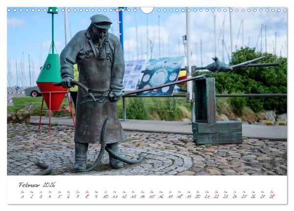 Produktbild: Maasholm - der Fischerort an Schlei und Ostsee (Wandkalender 2026 DIN A3 quer), CALVENDO Monatskalender