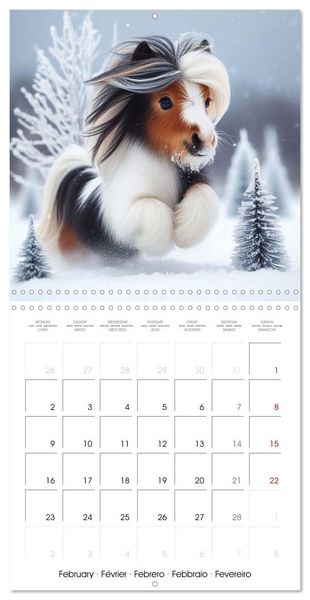 Produktbild: The majestic beauty of Gypsy Vanner (Wall Calendar 2026 12 &times; 12 Inch) CALVENDO 12 Month Wall Calendar
