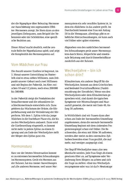 Nährstofftherapie & optimierte Ernährung für die Wechseljahre