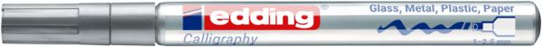 Produktbild: EDDING&reg; Paint Marker 753 Calligraphy, silber metallic