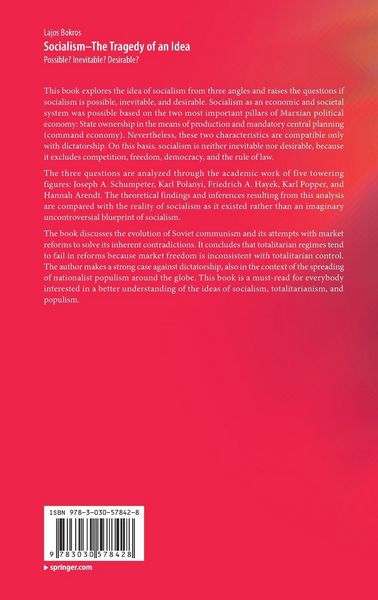 Produktbild: Socialism&mdash;The Tragedy of an Idea