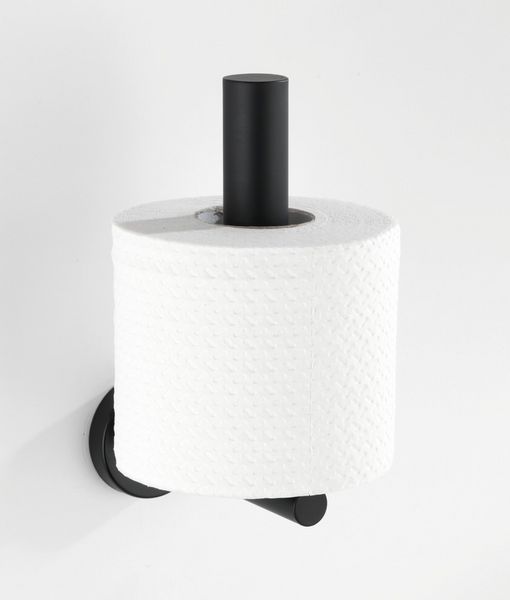 Produktbild: Toilettenpapier-Ersatzrollenhalter Mod. Bosio Black, rostfrei