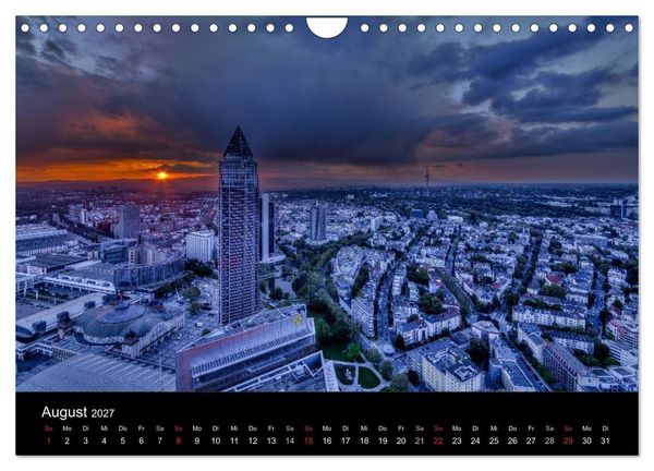 Produktbild: Frankfurt Skylights 2027 (Wandkalender 2027 DIN A4 quer), CALVENDO Monatskalender