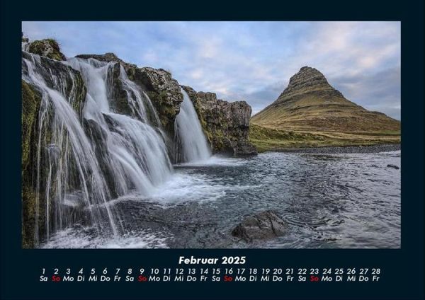 Produktbild: Wasserf&auml;lle 2025 Fotokalender DIN A4