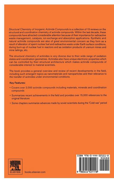 Produktbild: Structural Chemistry of Inorganic Actinide Compounds