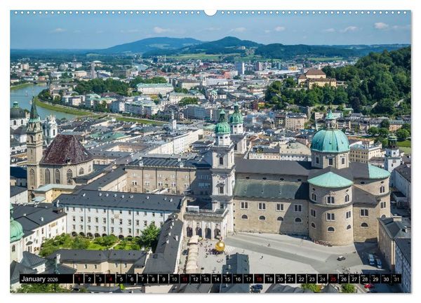 Produktbild: SALZBURG Lovely Old Town (High Quality Premium Wall Calendar 2026 DIN A2 landscape),CALVENDO 12 Month Wall Calendar