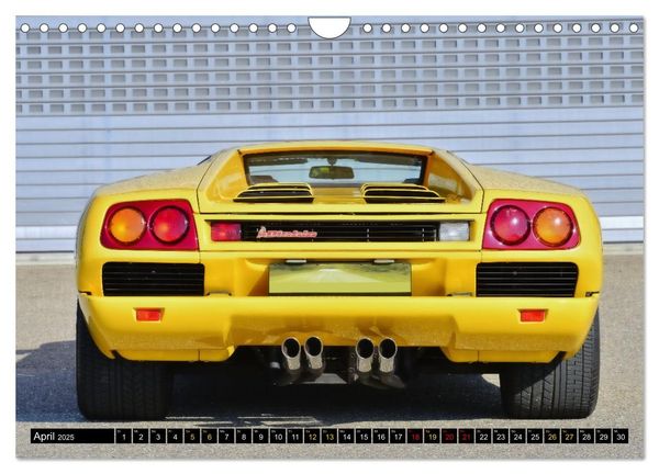 Produktbild: Ein Teufel in Gelb Lamborghini Diablo PHOTOART (Wandkalender 2025 DIN A4 quer), CALVENDO Monatskalender