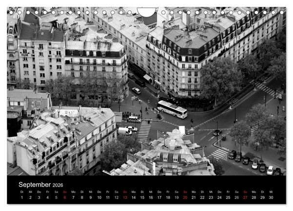 Produktbild: BLACK 'N WHITE (Wandkalender 2026 DIN A4 quer), CALVENDO Monatskalender