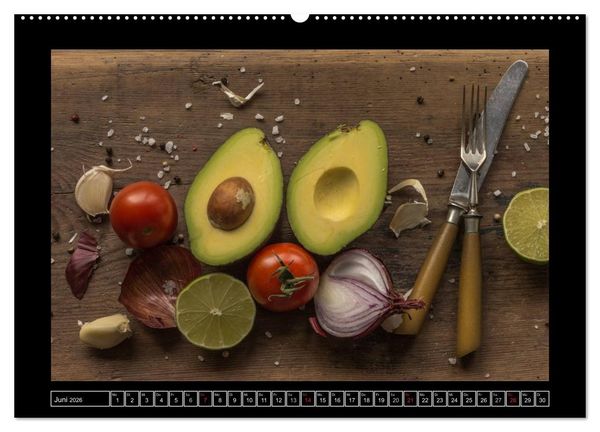 Produktbild: Delikatessen aus der K&uuml;che (hochwertiger Premium Wandkalender 2026 DIN A2 quer), Kunstdruck in Hochglanz