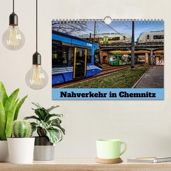 Produktbild: Nahverkehr in Chemnitz (Wandkalender 2026 DIN A4 quer), CALVENDO Monatskalender