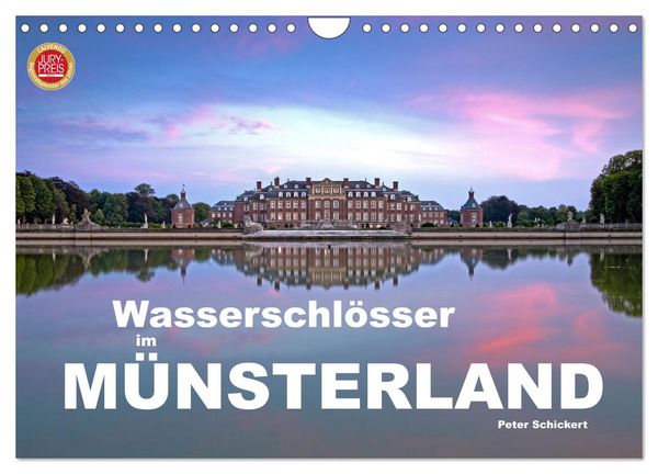 Produktbild: Wasserschl&ouml;sser im M&uuml;nsterland (Wandkalender 2026 DIN A4 quer), CALVENDO Monatskalender